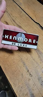 Nice Old Vintage Brass Enamel Kenmore Refrigerator Tag Antique Plaque Emblem • $39.99