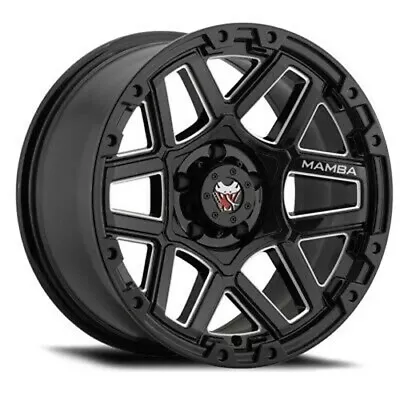4 New 20X9 Mamba M23 Black Gloss Wheel/Rim 6x139.7 ET-12 M232983N125 • $1096.05