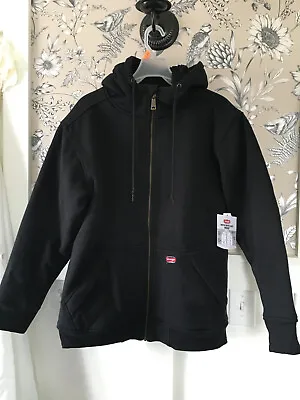 NWT Men Wrangler Workwear Sz M (38-40) Water Repellent Hoodie Sherpa Lined • $40.99