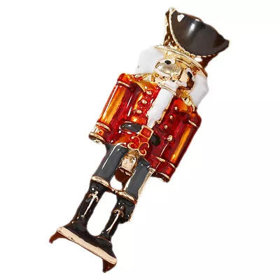  Nutcracker Brooch Nutcracker Soldier Pin Decorative Lapel Pin Clothes Pin • $7.21