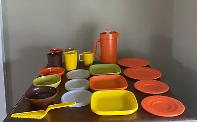 Vintage Toy Tupperware Assorted Mini Cups Dishes And Pitcher • $14.99