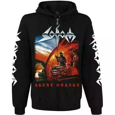 Sodom  Agent Orange  Hoodie Zip Up Sweatshirt Black • $54.99