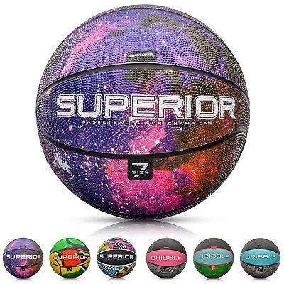 Basketball Children Size #7 Rubber Sports Ball Basket Women Men Training Junior • £12.99