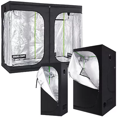 £150 • Buy Premium Grow Tent Silver Mylar Hydroponics Indoor Garden Grow Room REDUCED PRICE