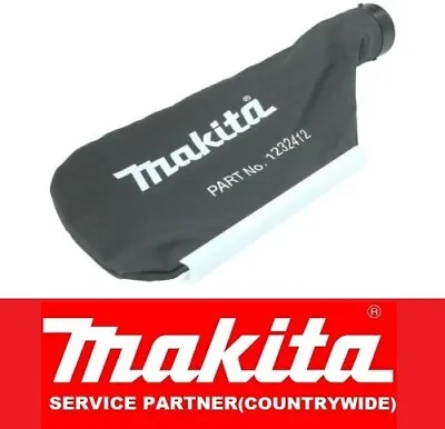 Genuine Makita 123241-2 Dust / Garden Collection Vacuum Bag DUB186 DUB185 Blower • £13.86