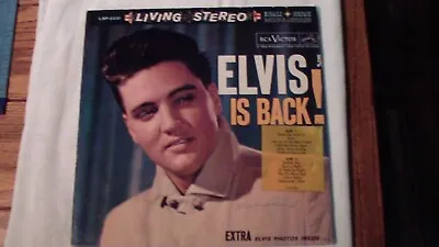 Elvis Is Back Living Stereo Rca Victor Lsp 2231 Top Load Vinyl Lp  Elvis Presley • $120