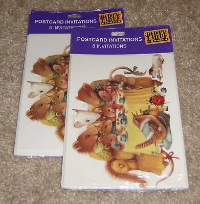 Hallmark ~ Vera The Mouse By Marjolein Bastin.  Shower Invitation Postcards. HTF • $29.99