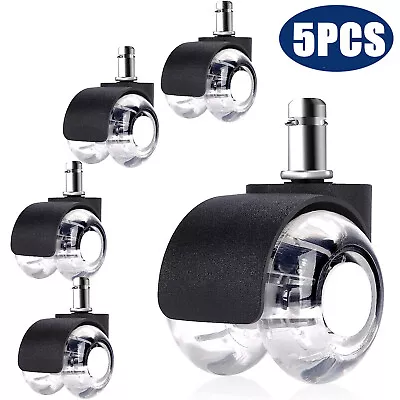 5PCS 2'' Castor Wheels Office Chair Wheel Replacement Heavy Duty Swivel Castors • $20.99