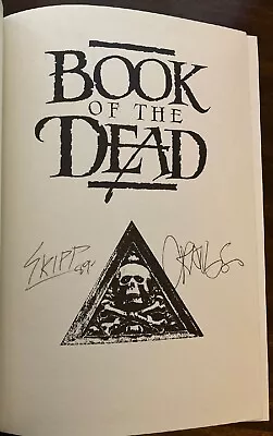 Book Of The Dead 1989 Ziesing 1st Ed. Signed By Skipp Spector And Les Daniels • $125