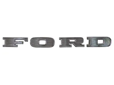 1967-69 Ford Pickup Hood Letters Emblem Ornament Nameplate F100 F250 F350 New • $49.90