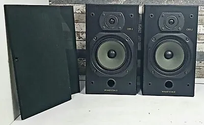 Vintage 100W Wharfedale CRS 3 Bookshelf Speakers UK Made 1994 VGC Sound A1 • $199.95