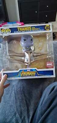 Funko Pop! Marvel Avengers Infinity War Thanos Sanctuary 2 Collector Corps #303 • £10
