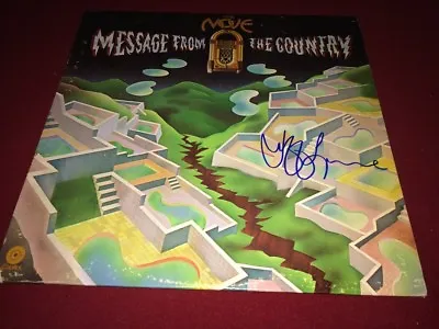 Jeff Lynne Signed Vinyl Lp Album The Move Message From The Country Elo Proof • $999.99