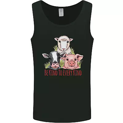 Vegan Kind To Ever Kind Vegetarian Mens Vest Tank Top • $12.42