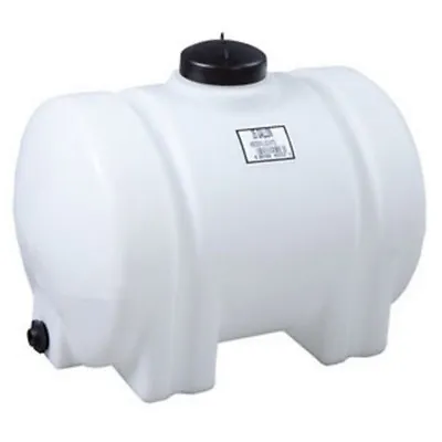 65 Gallon Horizontal Poly Fresh Water Storage Tank Plastic Container • $260.36