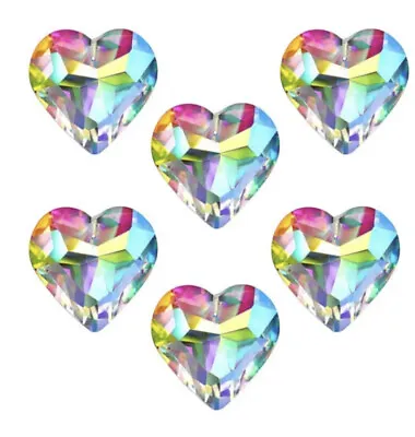 6pcs 50mm Crystal Heart Prism Suncatcher Window Sun Catchers Crystals Hanging... • $19.99