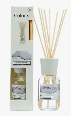 Wax Lyrical Colony Fresh Linen 120ml Reed Diffuser SALEd LD • £12