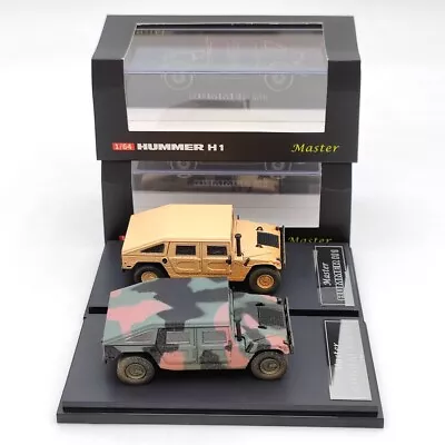 Hummer H1 Military Muddy Car Models Diecast Toys Gifts Collection Master 1:64 • $32.95