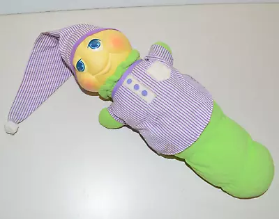 Vintage MUSICAL GLOWORM PLush Toy 1984 Hasbro Retro Toy Lights Up • $23.69