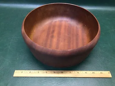 Vintage MCM Galatix Mahogany Wooden Serving Bowl ~ Made In England • $48