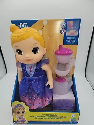 Baby Alive Tea 'n Sparkles Baby Blonde Tea Set Changes Color New • $16