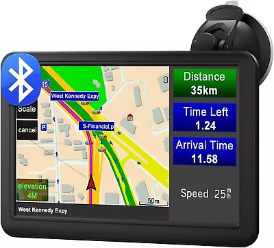 7 Inch Bluetooth GPS Navigation For Car Australia With Reversing Camera • $165.97