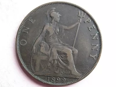 1899 Penny 1d Bronze Collectable Condition • £4