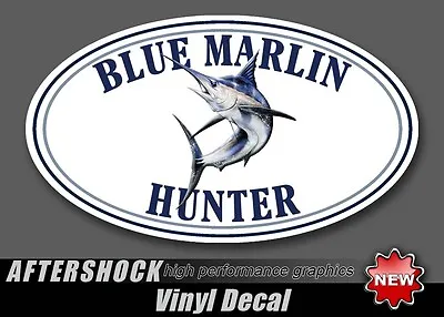 Blue Marlin Fishing Sticker Fish Hunter Decal • $3.99