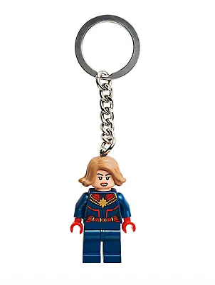 LEGO Marvel Avengers CAPTAIN MARVEL Keyring Keychain Mini Figure 854064 NEW • £10.99