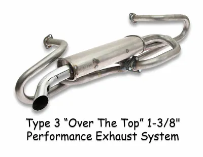 $250 • Buy Vw Type 3 Over The Top Performance Exhaust System Notchback Squareback Fastback