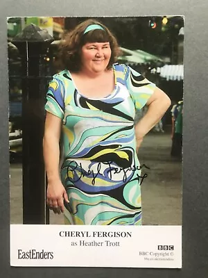 Cheryl Fergison Autograph Signed Photograph Heather Trott EastEnders TV Star • £5