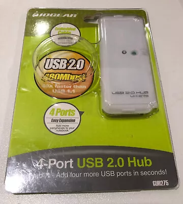 Ultra Slim 4-Port USB 2.0 Hub • $5