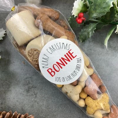 £3.50 • Buy Merry Christmas From Santa Paws Dog Treat Cone, Christmas Gift For Dog