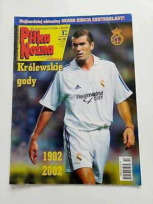 Piłka Nożna 2002 Poster; Real Madrid Zinedine Zidane 100 Years - Real Madrid • $12