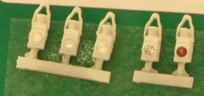 Springside 2mm/No3 N Gauge BR White Head/Tail Lamps (Pack 5) • £7.25