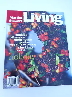Martha Stewart Living Magazine Holiday December 1993 & January 1994 Recipe Cards • $15