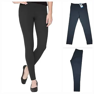 Matty M Women's Pants Pull On Legging Charcoal Gray High Rise • $13.49