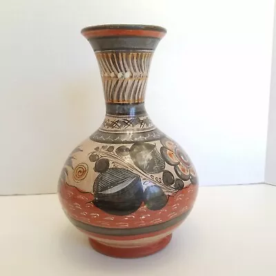 VTG Mid Century Modern Vase Studio Art Pottery Midwestern Bird Rustic Handmade  • $19.99