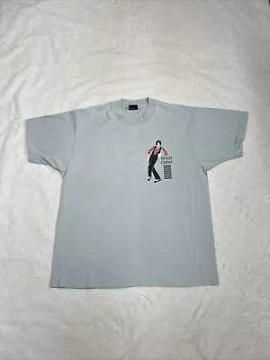 Vtg 90s The Quiet Company Miming  Mime Single Stitch Graphic T-Shirt Size Large • $15.99