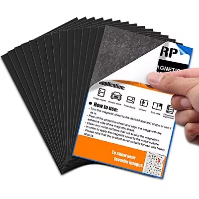 15 Pack Magnetic Sheet With Adhesive Displate Replacement Magnets Backing • $7.44