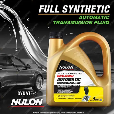 Nulon Full Synthetic Multi Vehicle Automatic Transmission Fluid 4L SYNATF-4 • $55.75