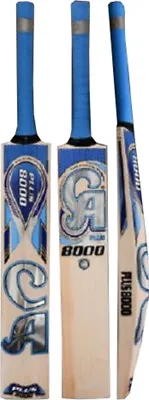 £115.99 • Buy CA 8000 Plus English Willow Cricket Bat Grade A : Blue Neon SH With Bat Cover UK