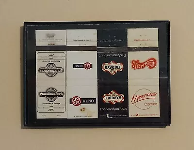 Framed Matchbook Wall Art Restaurant Theme • $10