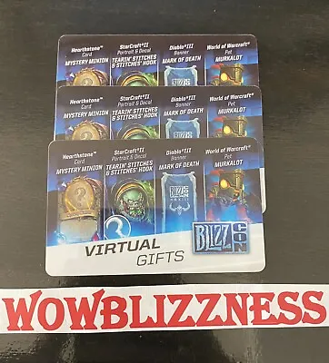 BLIZZCON 2013 World Of Warcraft - MURKALOT FLAIL Pet + Virtual Gifts Loot Card • $149.99