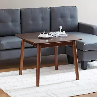 Florence 29.5  Wooden Coffee Table/Malaysian Oak Solid Wood Sofa Table (Walnut) • $149.47