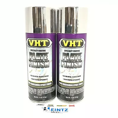 VHT SP5251-2 PACK CHROME Plus Plate Finish Specialty Coating Epoxy - 11 Oz • $29.99