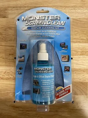 Monster ScreenClean Screen Clean Display Cleaning Kit TV Lens New Factory Sealed • $22.99