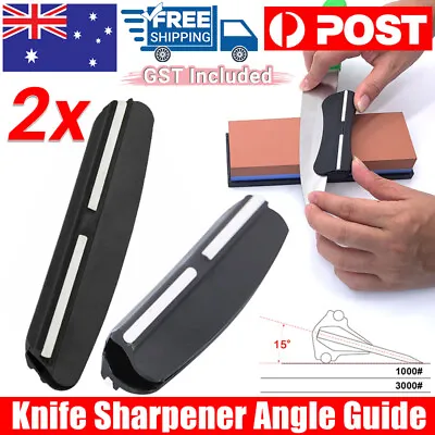 2pcs Knife Angle Guide Rail For Sharpening Sharpener Stone Whetstone AU • $11.45