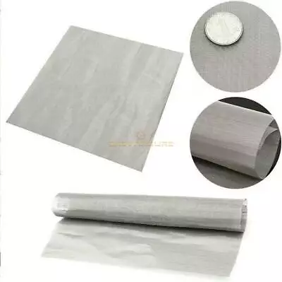 £3.65 • Buy 10/100/300/500 Mesh Stainless Steel Micron True Fine Screen Filtration Filter