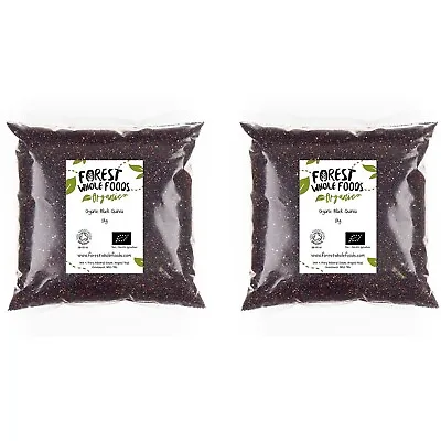 £20.72 • Buy Organic Black Quinoa  2kg - Forest Whole Foods